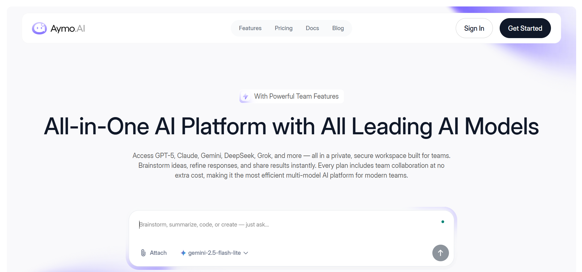 Aymo Review: The All-in-One AI Workspace for Teams