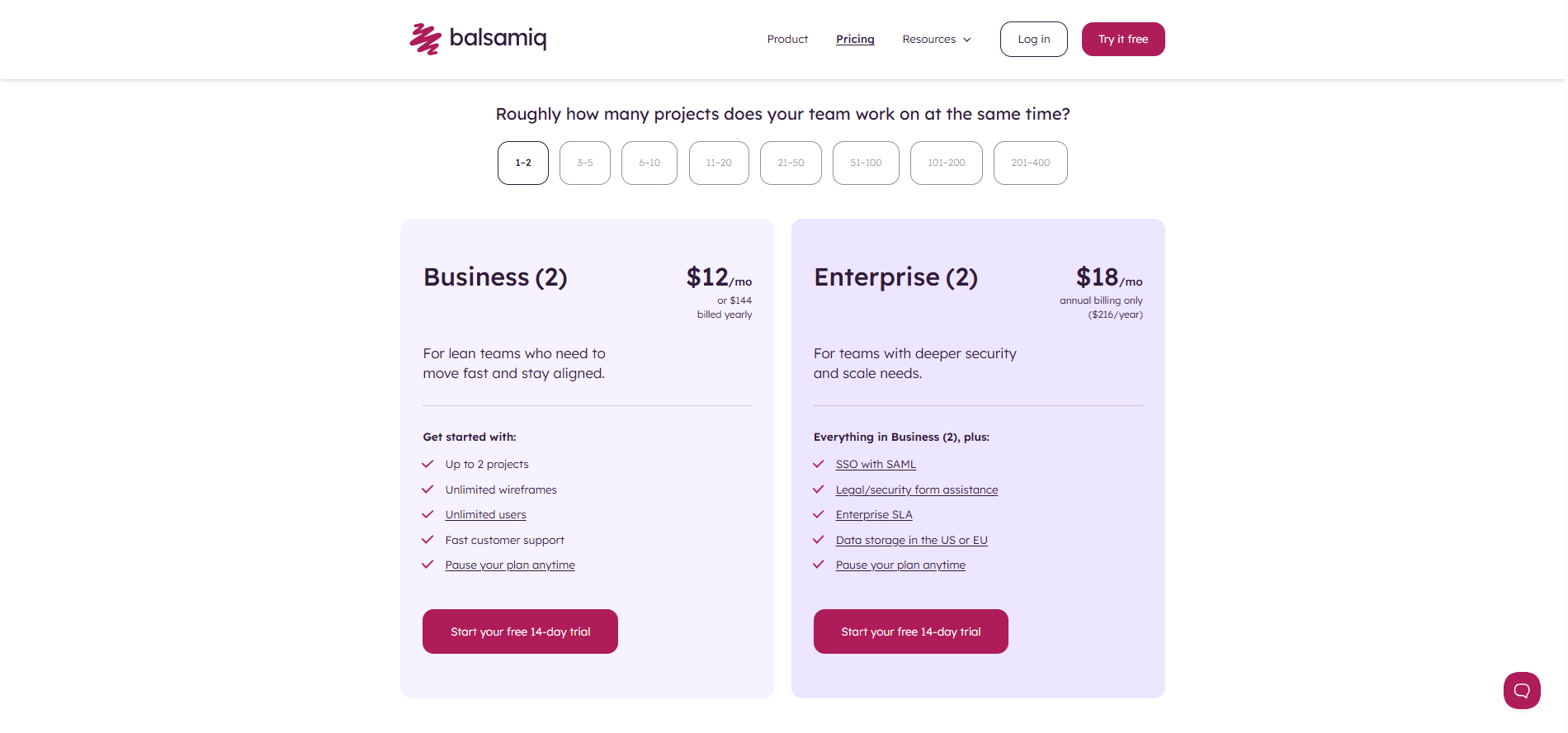 Balsamiq Pricing - Cloud-based subscription pricing plans
