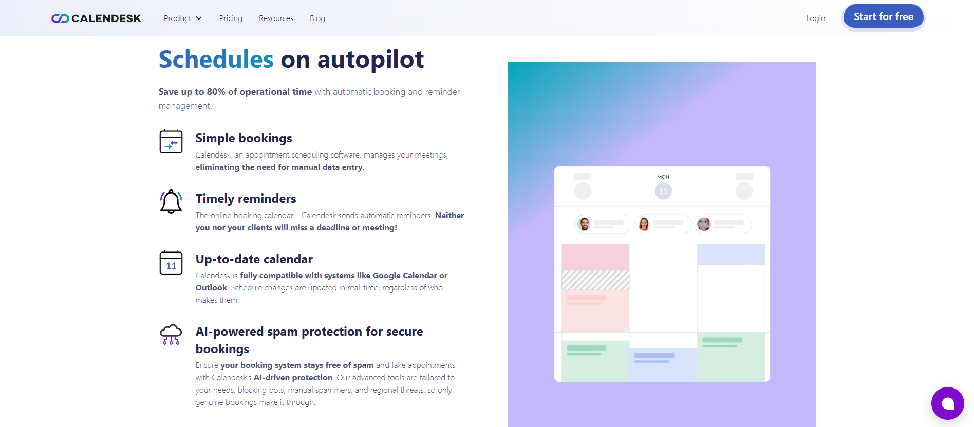 Calendesk Key Features