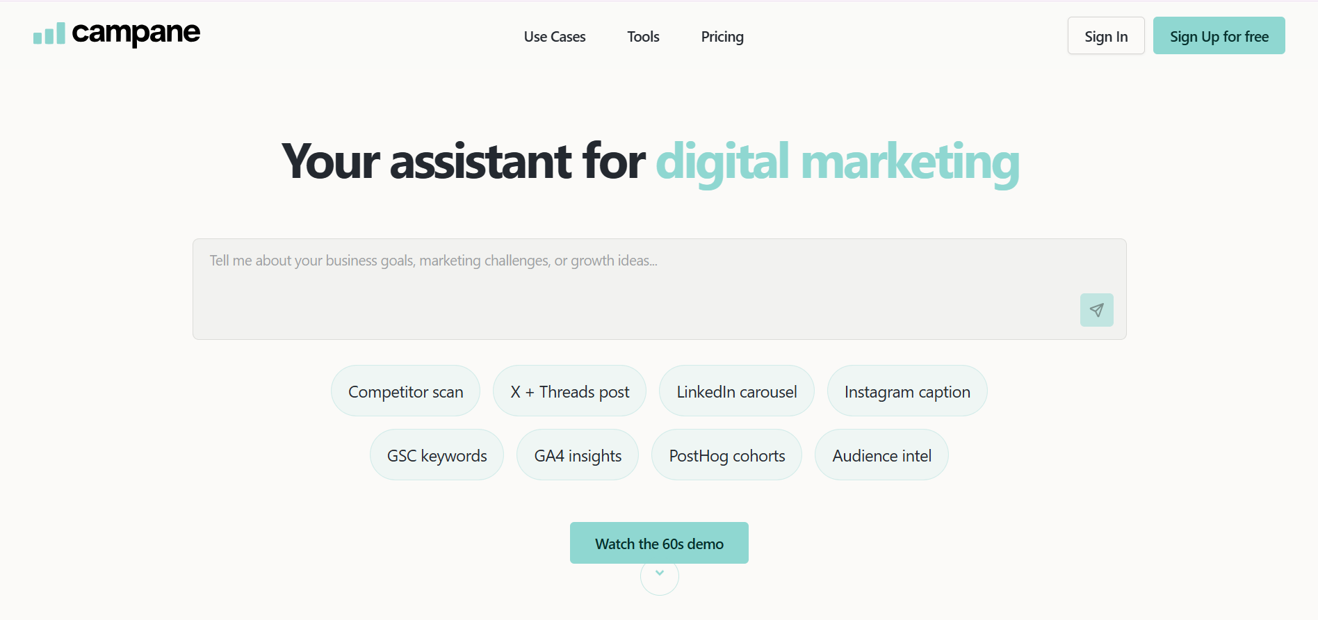 Campane Review: The AI 'Virtual CMO' for Solopreneurs