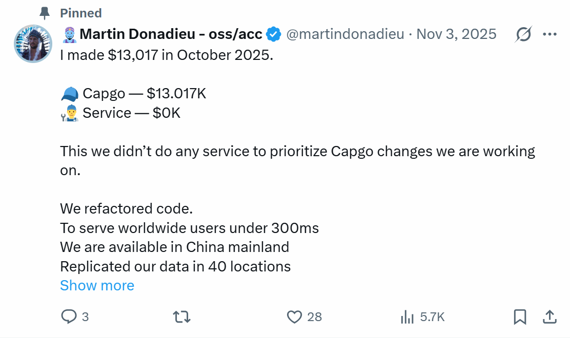 Martin Donadieu - Capgo founder and indie developer