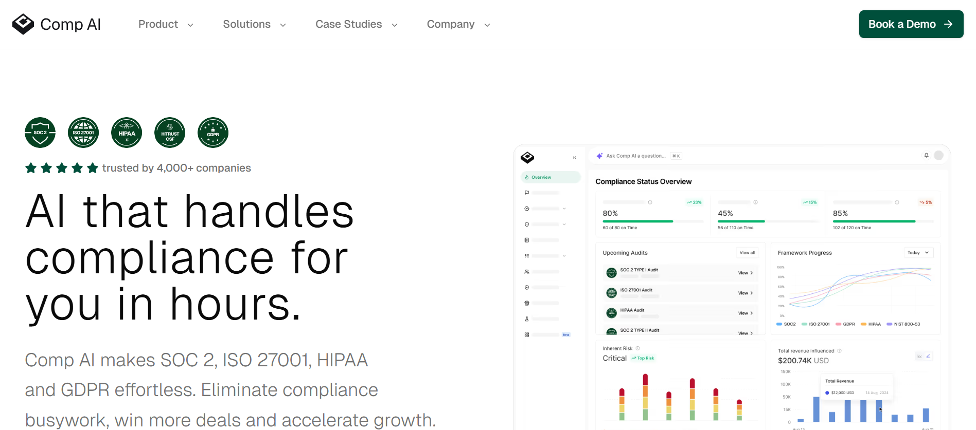 Comp AI Review: The AI-First Path to SOC 2 and GDPR Compliance
