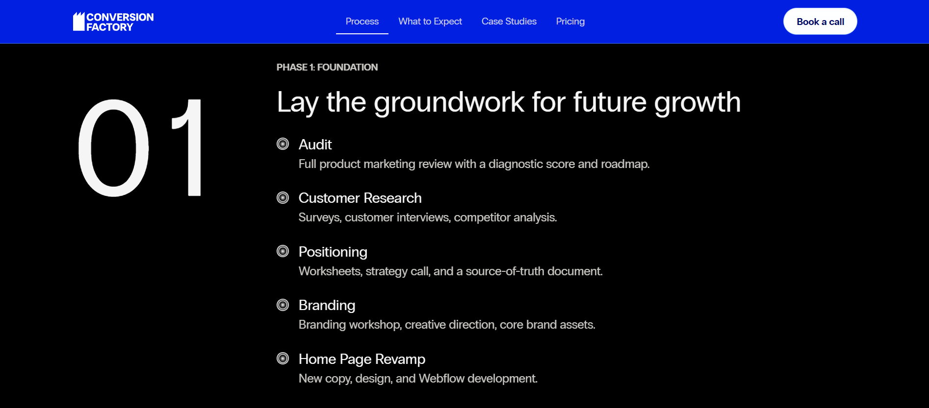 Conversion Factory Key Features