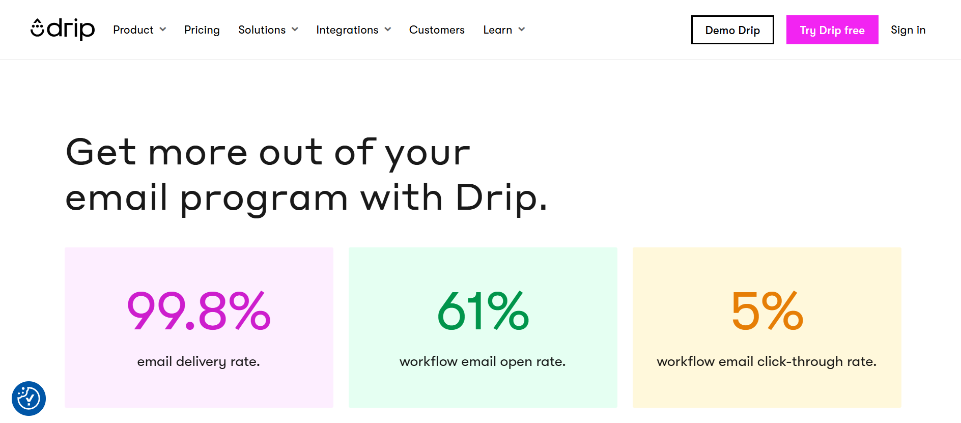 Drip key features overview