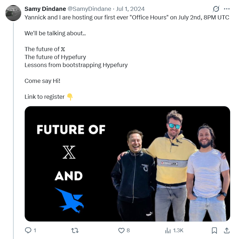 Hypefury Founders - Samy Dindane & Yannick Veys