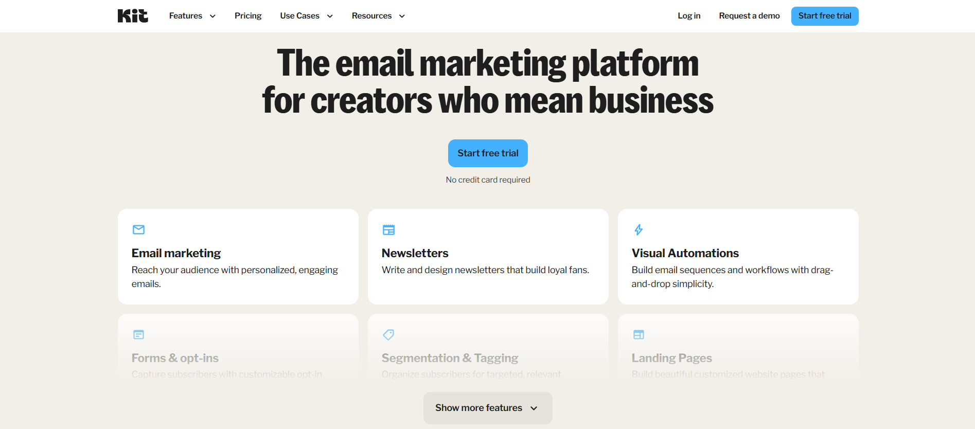 Kit key features overview