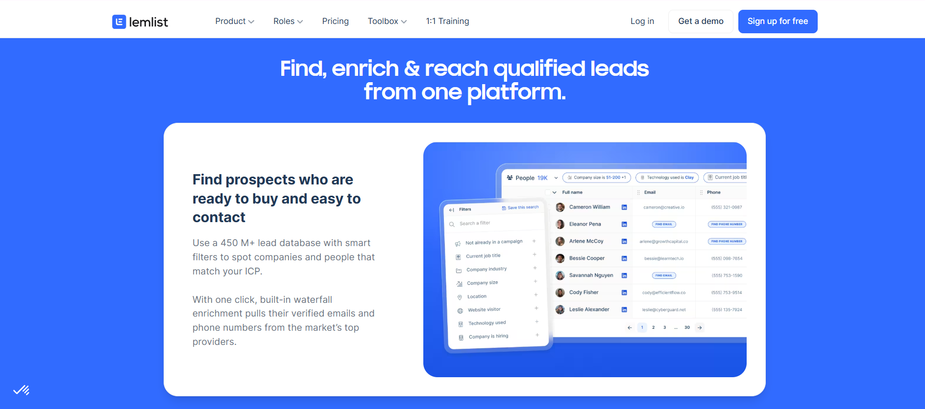 Lemlist Key Features
