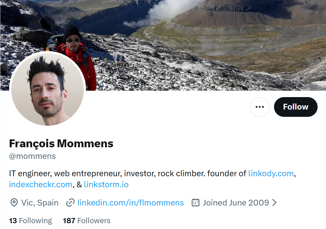 Linkody Founder - François Mommens