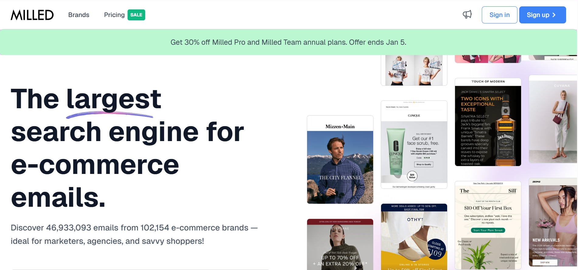 Milled Review: The Ultimate Email Search Engine for E-Commerce Intelligence