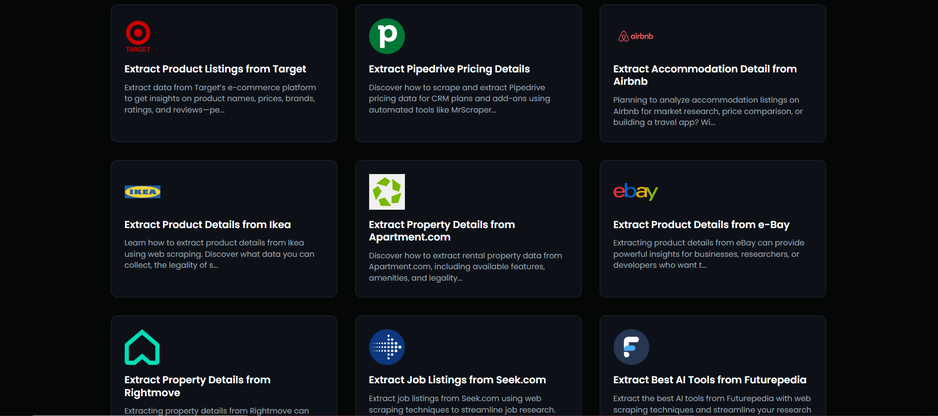 MrScraper Features - AI-powered parsing, auto-rotated proxies, and browser agent