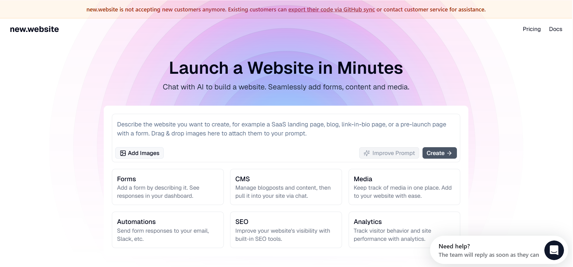 New.Website Review: The 'Chat-to-Build' Revolution in Web Design