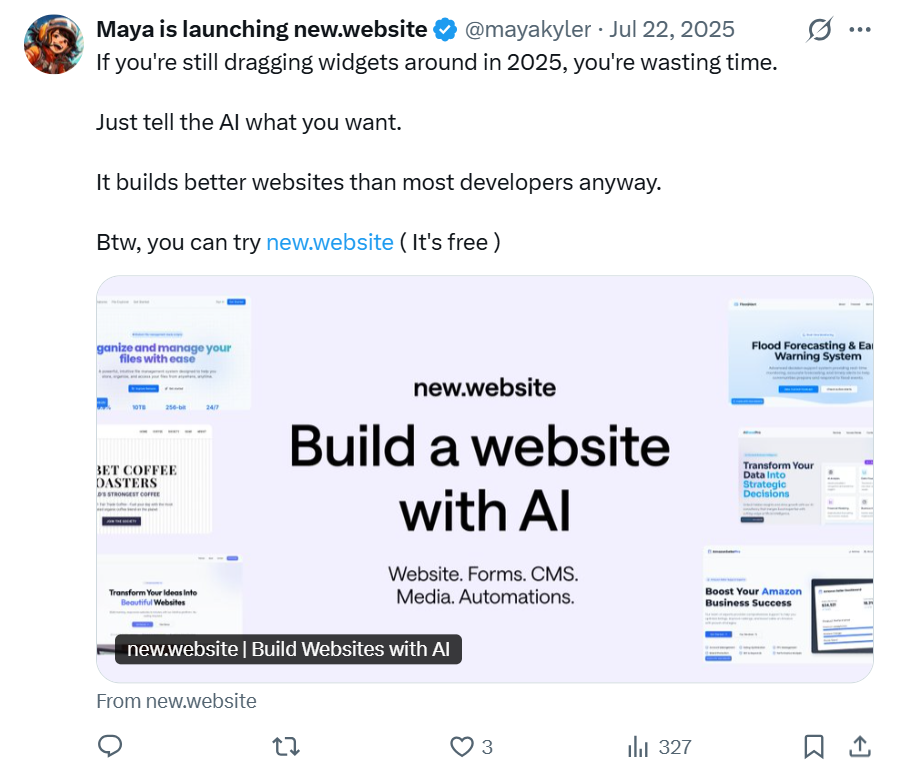 New.Website Team - Built for builders and creators