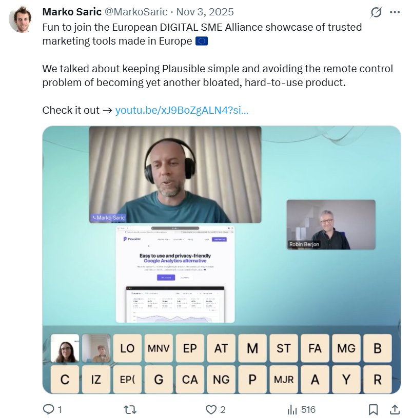 Plausible founders Uku Täht and Marko Saric