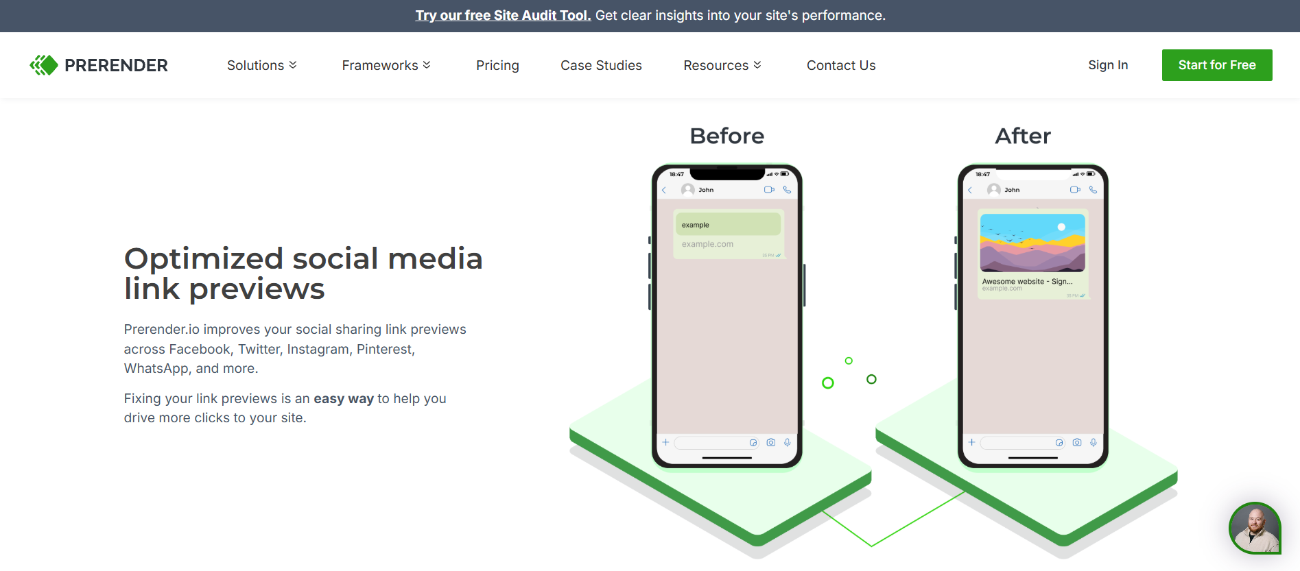Prerender Key Features