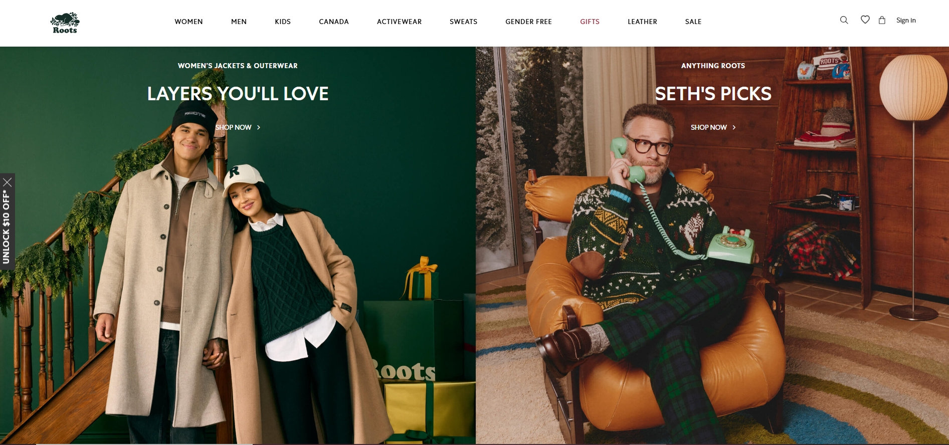 Roots Features - Original Sweats, genuine leather, and sustainable heritage