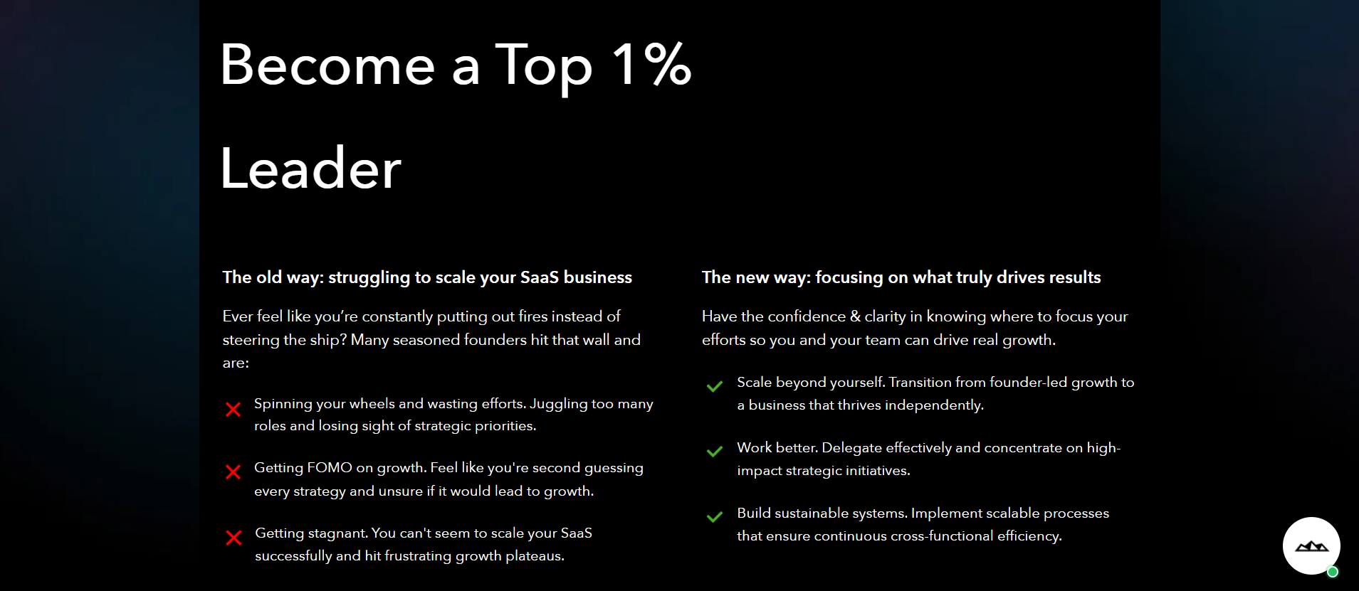 SaaS Academy key features overview