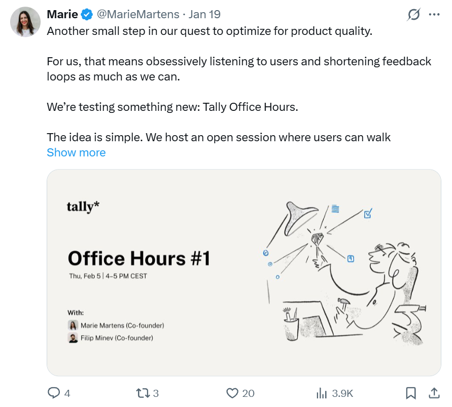 Tally Founders - Marie Martens and Filip Minev
