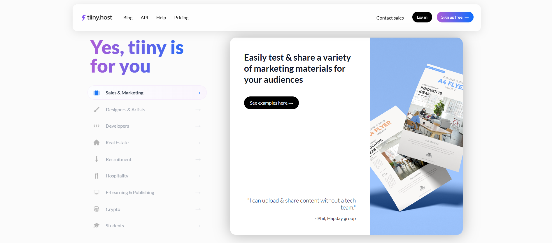 Tiiny key features overview