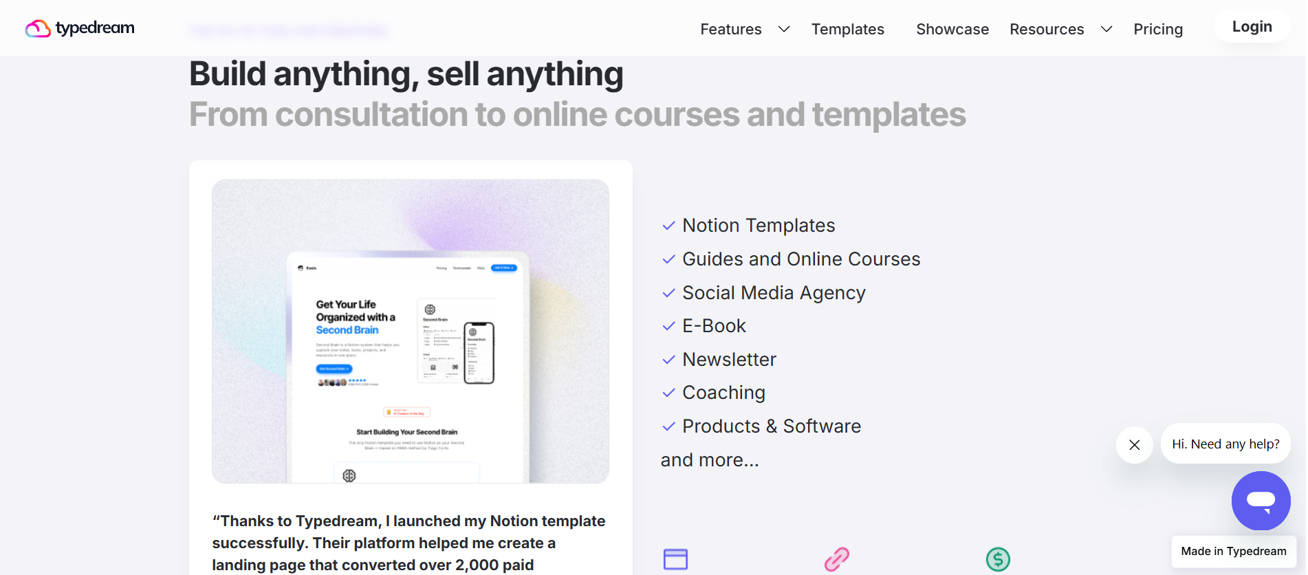 Typedream Key Features