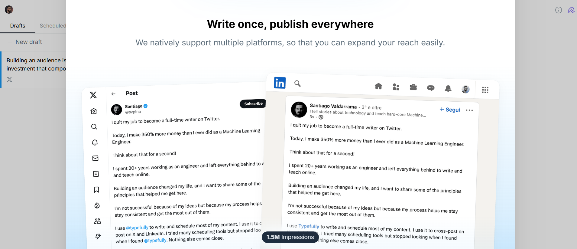 Typefully Key Features