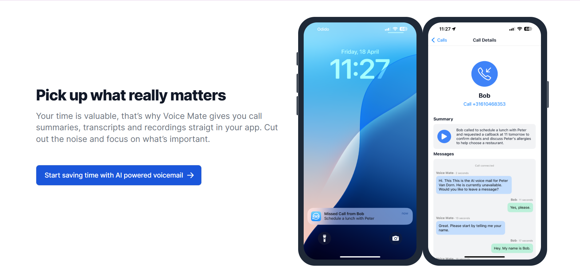 Voice Mate Features - AI summaries, multi-language support, and smart integrations