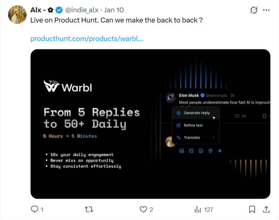 Warbl founder Alexander Isora