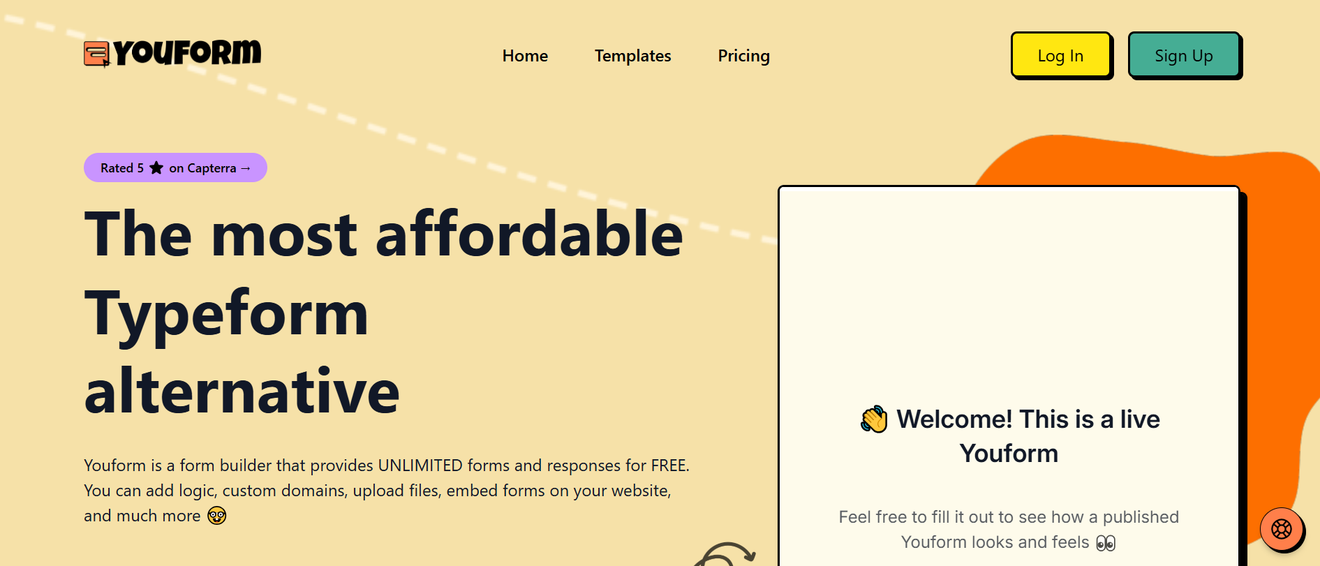 Youform Review: The Unlimited Free Typeform Alternative for SaaS Founders