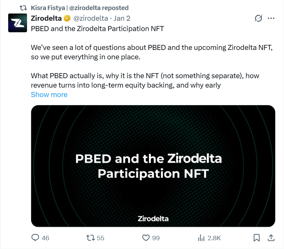 Zirodelta Founder Kisra Fistya - Indonesian entrepreneur and DeFi protocol builder